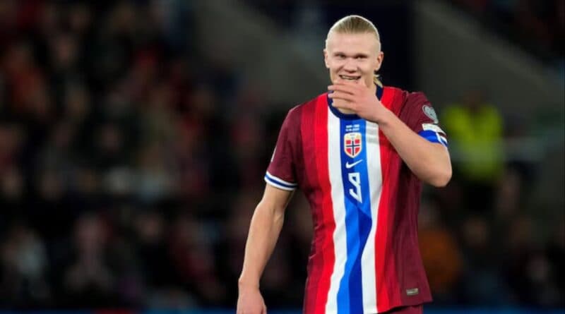 Erling Haaland membela Norwegia di Piala Dunia 2026