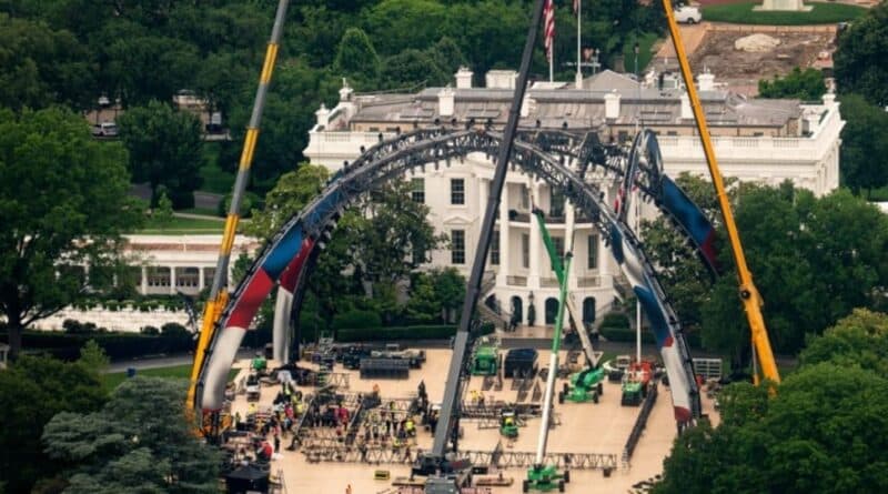 Gedung Putih Bangun Arena UFC untuk Perayaan America 250